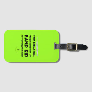 Etiqueta De Bagagem Acelere o seu símbolo zodíaco Limão Anti-ISO