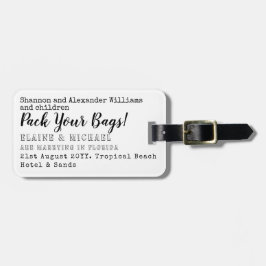 Etiqueta De Bagagem ACONTEÇA SUAS BOLSAS! Salvar Exclusivamente O Dest