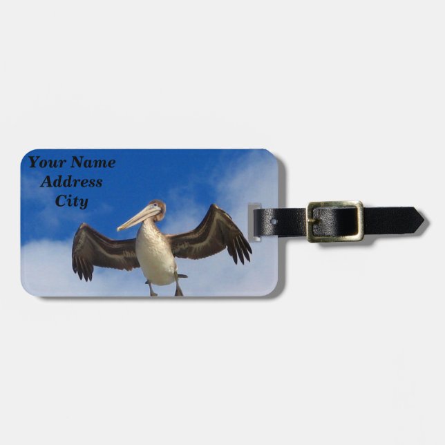 Etiqueta De Bagagem Acredite. (Frente Horizontal)