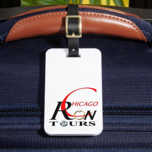 Etiqueta de bagagem acrílica