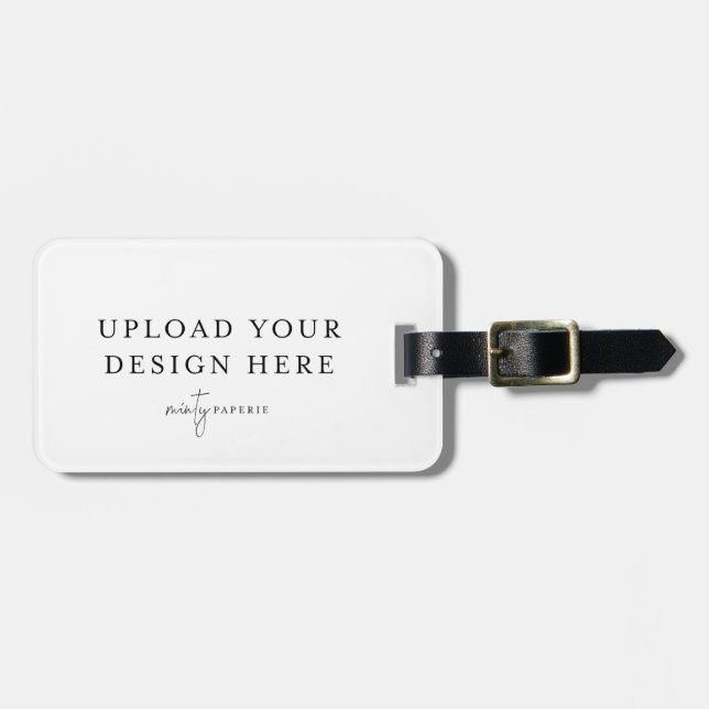 Etiqueta de Bagagem Acrílica Personalizada (Paisag (Frente Horizontal)