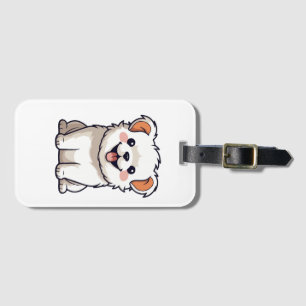 Etiqueta De Bagagem Adesivo de Vinil de Cachorrinho Kawaii Fofo - Dese