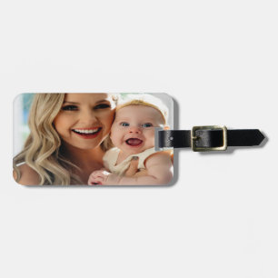 Etiqueta De Bagagem Adicionar Foto de Bebê Personalizar Customizar