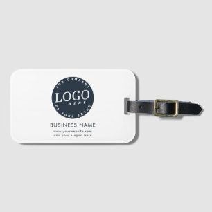 Etiqueta De Bagagem Adicionar logotipo e site de negócios simples para