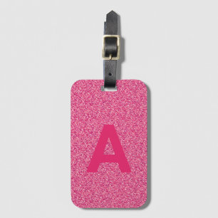 Etiqueta De Bagagem Adicionar Monograma Inicial Personalizado Brilho R