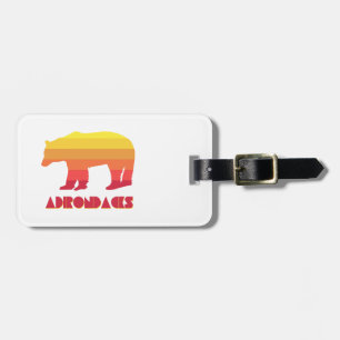 Etiqueta De Bagagem Adirondacks Bear