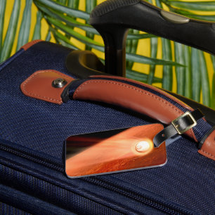 Etiqueta De Bagagem Aeródromo Com Perseverança Descendente Da Superfíc