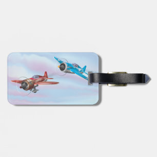 Etiqueta De Bagagem Aeronaves de guerra da Segunda Guerra Mundial