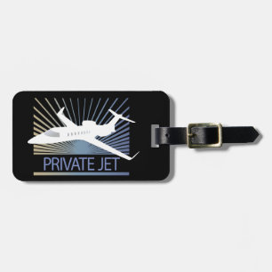 Etiqueta De Bagagem Aeronaves Jet Privadas