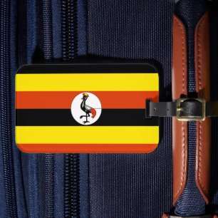 Etiqueta De Bagagem África: Bandeira da Uganda,