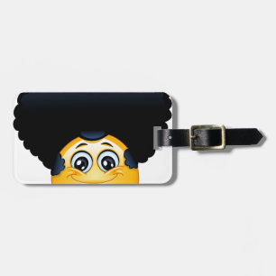 Etiqueta De Bagagem afro emoji