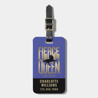 Etiqueta De Bagagem Afro Unicorn Fierce Queen