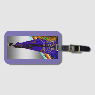 Etiqueta De Bagagem Afrocêntrico