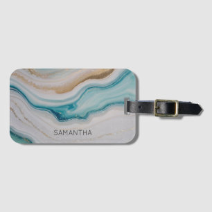 Etiqueta De Bagagem Agate Seascape