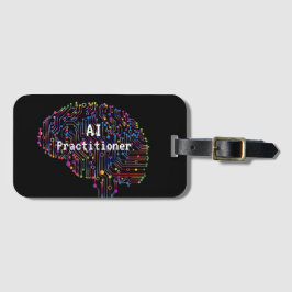 Etiqueta De Bagagem Agente de Inteligência Artificial Tech