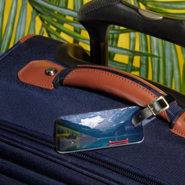 Etiqueta De Bagagem Água | Lago Louise — Montanhas Rochosas Canadianas (Frente Insitu 3)