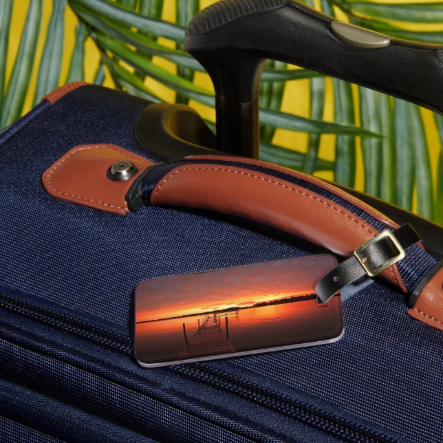 Etiqueta De Bagagem Água | Lago Minnetonka, Minnesota (Frente Insitu 3)