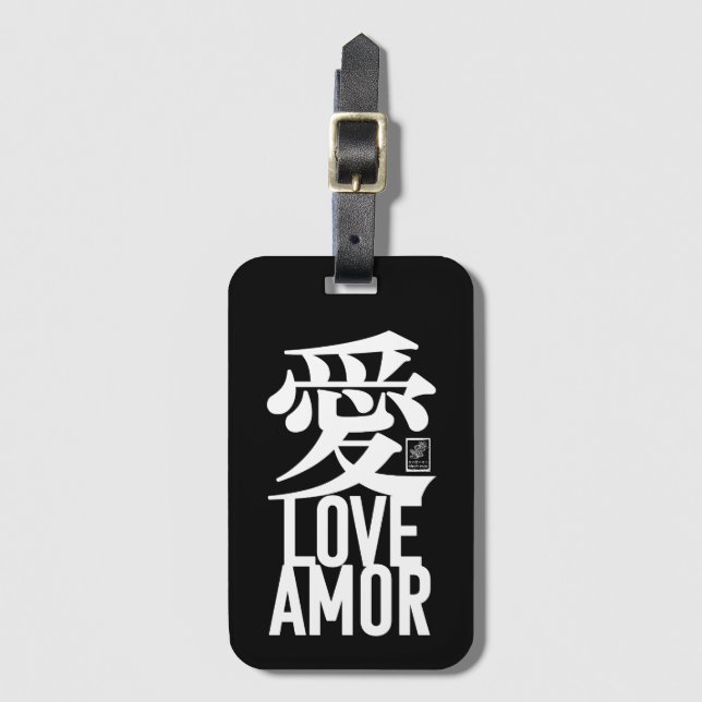 Etiqueta De Bagagem Ai. Amor. Amor. (Frente Vertical)