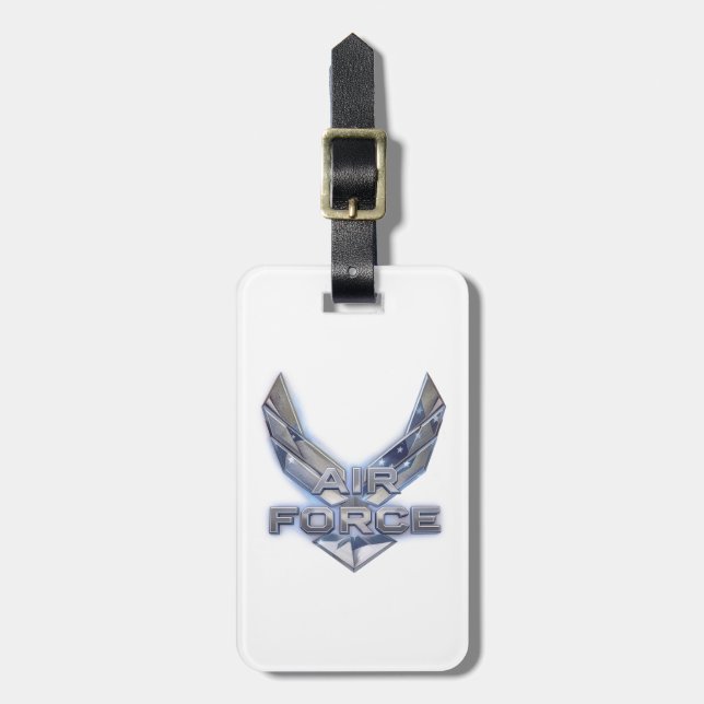 Etiqueta De Bagagem Air Force (USAF) (Frente Vertical)