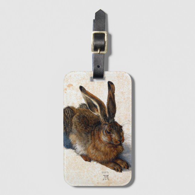 Etiqueta De Bagagem Albrecht Dürer Young Hare (Frente Vertical)