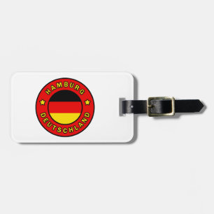 Etiqueta De Bagagem Alemanha de Hamburgo