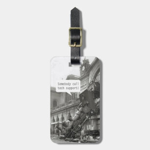 Etiqueta De Bagagem Alguém Ligue para o comboio de apoio técnico