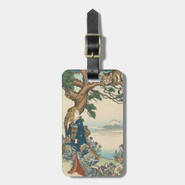 Etiqueta De Bagagem Alice Lost in Japan | Ukiyo-e Mad Journey