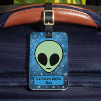 Alienígena Verde Divertido Personalizado