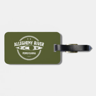 Etiqueta De Bagagem Allegheny River, Pensilvânia