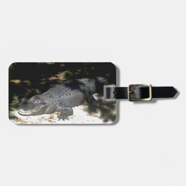Etiqueta De Bagagem Alligator (Frente Horizontal)