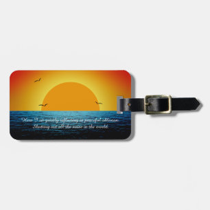 Etiqueta De Bagagem Alma Sunset