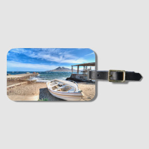 Etiqueta De Bagagem Almería, La Isleta Del Moro   março Mediterráneo