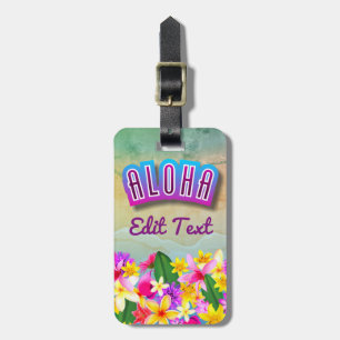 Etiqueta De Bagagem Aloha de Havaí