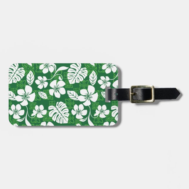 ETIQUETA DE BAGAGEM ALOHA FRIDAY (VERDE) (Frente Horizontal)