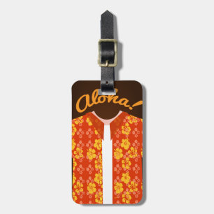 Etiqueta De Bagagem Aloha Shirt Tourist Tag