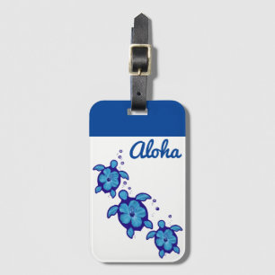Etiqueta De Bagagem Aloha Turtles
