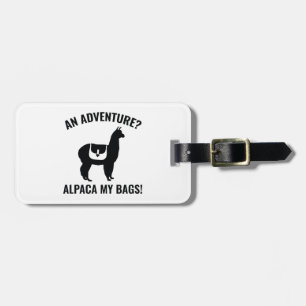 Etiqueta De Bagagem Alpaca minhas bolsas