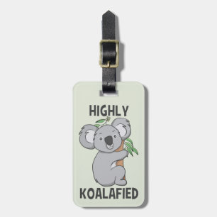Etiqueta De Bagagem Altamente Koalafied Koala