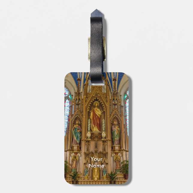 Etiqueta De Bagagem Altar Na Rua Peter (Traseira Vertical)