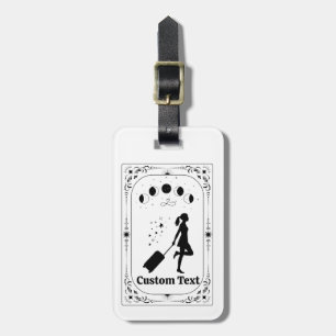 Etiqueta De Bagagem Amante de Viagens Tarot Capricho Amiga Feminista n