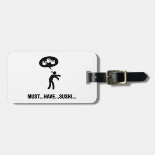 Etiqueta De Bagagem Amante do sushi