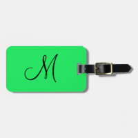 Amarelo fluorescente monograma personalizado