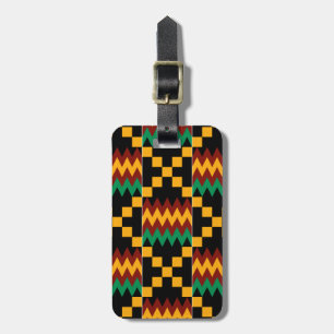 Etiqueta De Bagagem Amarelo, Verde, Vermelho, Cabelo Negro