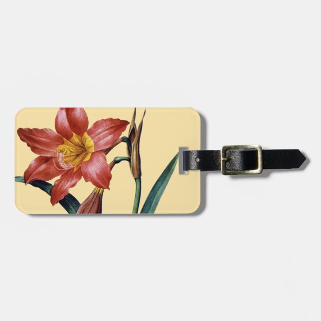 Etiqueta De Bagagem Amaryllis (Frente Horizontal)