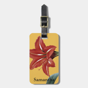 Etiqueta De Bagagem Amaryllis listrado