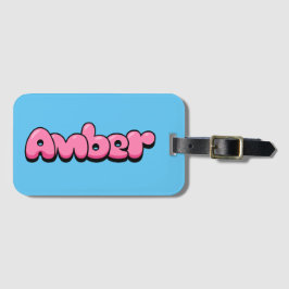 Etiqueta De Bagagem Âmbar