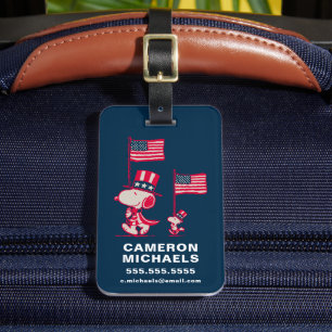 Etiqueta De Bagagem Amendoins   Glória Antiga de Verão Americana