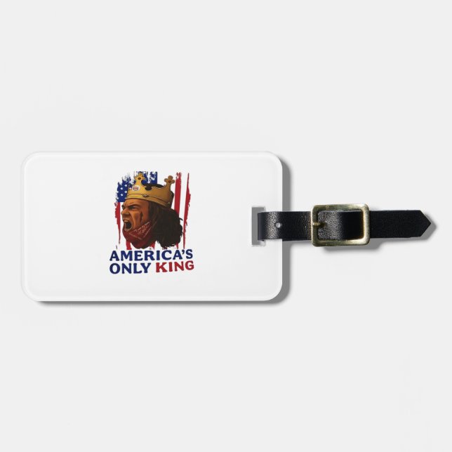 Etiqueta De Bagagem America’s Only King (Frente Horizontal)