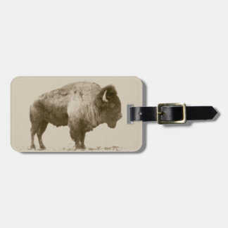Etiqueta De Bagagem American Bison