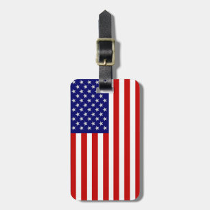 Etiqueta De Bagagem American Flag EUA